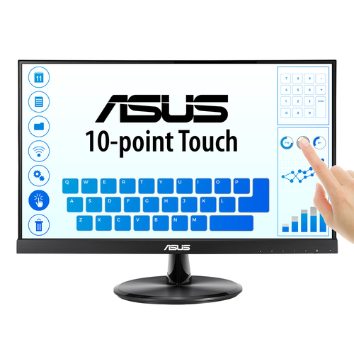 ASUS VT229H computer monitor 54.6 cm (21.5") 1920 x 1080 pixels Full HD LED Touchscreen Black