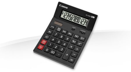 Canon AS-2400 calculator Desktop Display Black