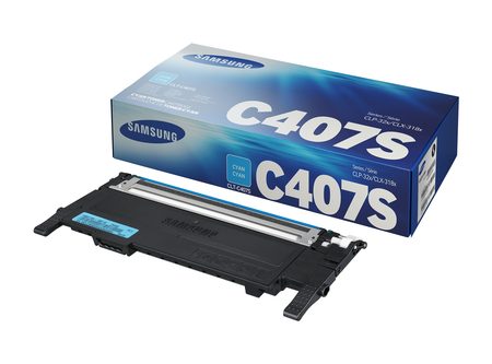 Samsung CLT-C407S toner cartridge 1 pc(s) Original Cyan