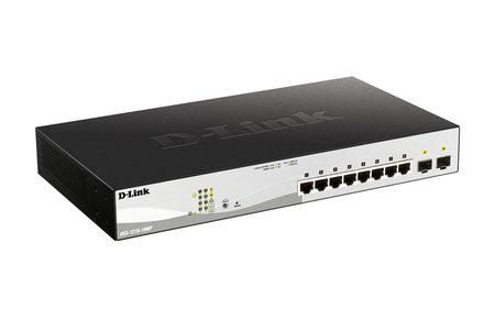 D-Link DGS-1210-10MP network switch Managed L2/L3 Gigabit Ethernet (10/100/1000) Power over Ethernet (PoE) Black