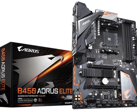 Gigabyte B450 AORUS ELITE motherboard AMD B450 Socket AM4 ATX