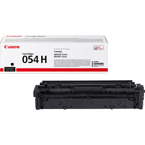 Canon 054 H High Yield Toner Cartridge, Black