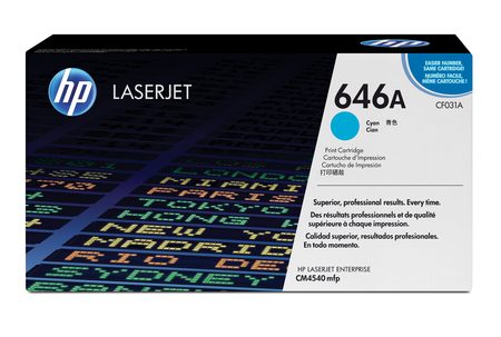 HP 646A Cyan Original LaserJet Toner Cartridge