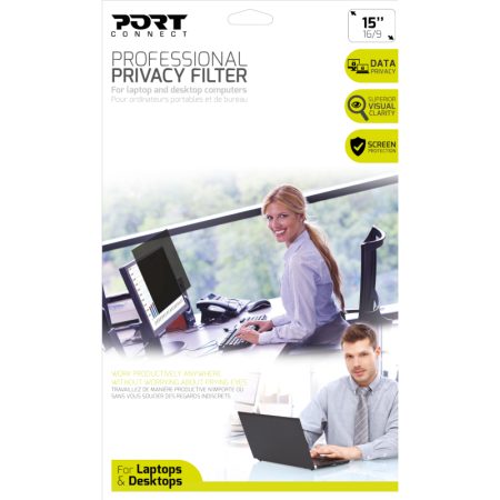 PORT NB PRIVACY FILTER 15.6"