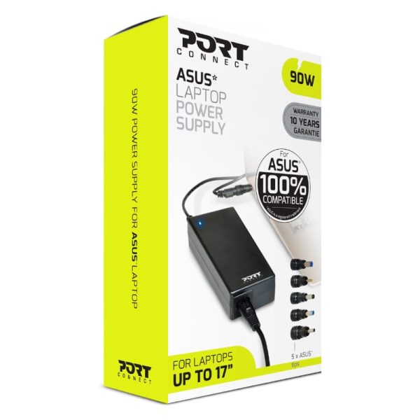 Port Connect 90W Notebooks Adapter Asus