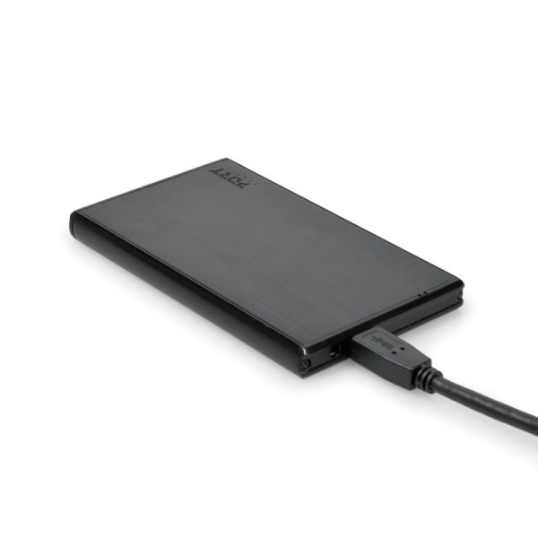 Port Connect 2.5" USB3.0 External HDD Enclosure Black
