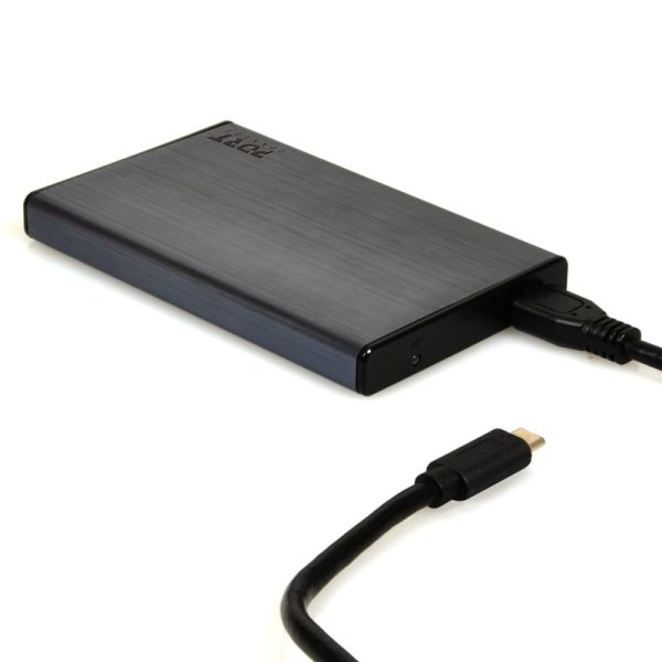 Port Connect 2.5" USB-C External HDD Enclosure Black
