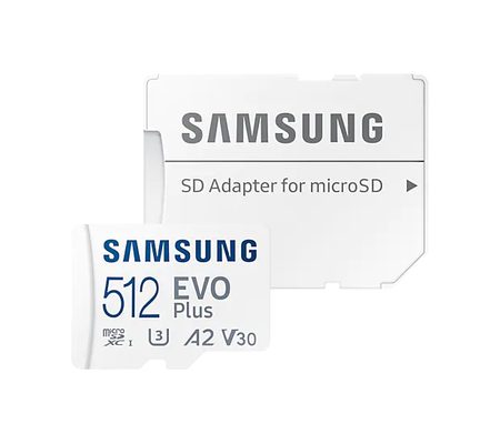 Samsung EVO PLUS 512 GB MicroSDXC UHS-I Class 10