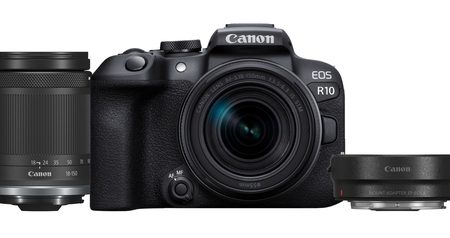 Canon EOS R10 + RF-S 18-150mm F3.5-6.3 IS STM + EF- R MILC 24.2 MP CMOS 6000 x 4000 pixels Black