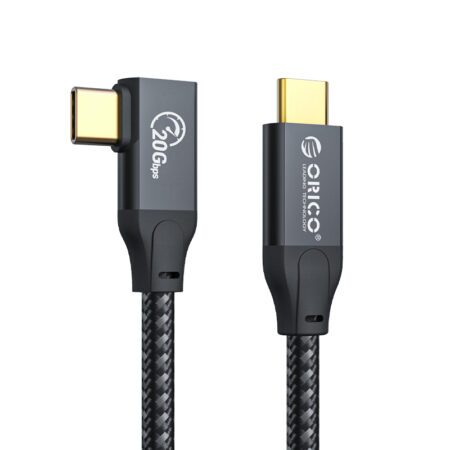 ORICO USB3.2 Type-C 1M PD100W 20GBPs 90 Degree Cable