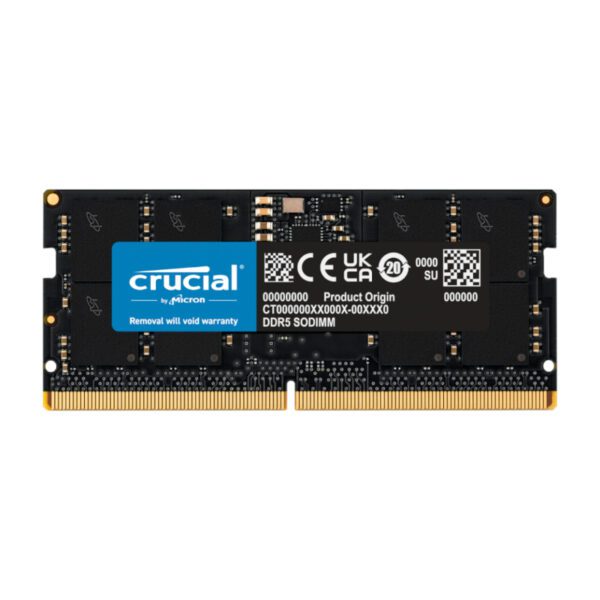 Crucial 16GB 5200MHz DDR5 SODIMM Notebook Memory