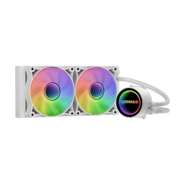 Raidmax Infinita 240mm ARGB Liquid CPU Cooler - White