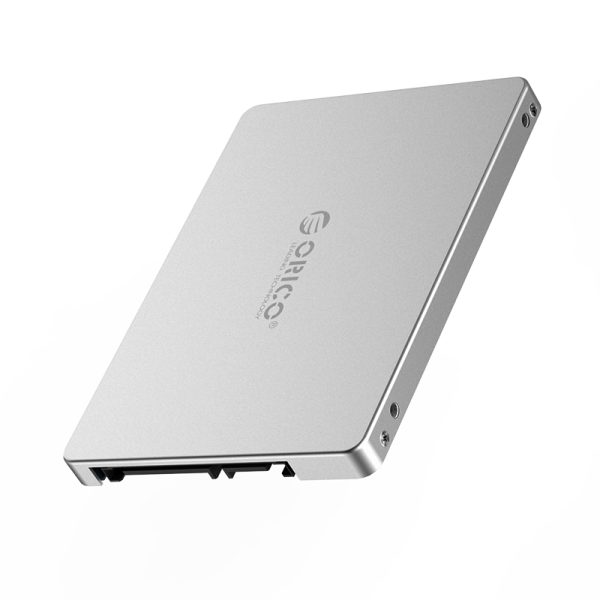 ORICO M.2(2230/2242/2260/2280) NGFF/MSATA(Input) to SATA(Output - 2.5" SSD Enclosure Form Factor) Convertor (2TB Max) - Aluminium