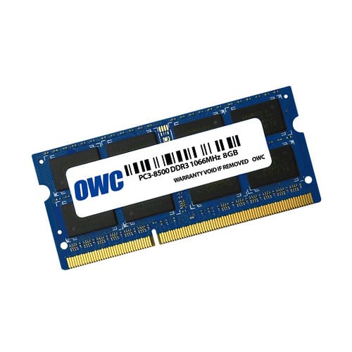 OWC Mac 8GB 1066Mhz DDR3 SODIMM Memory