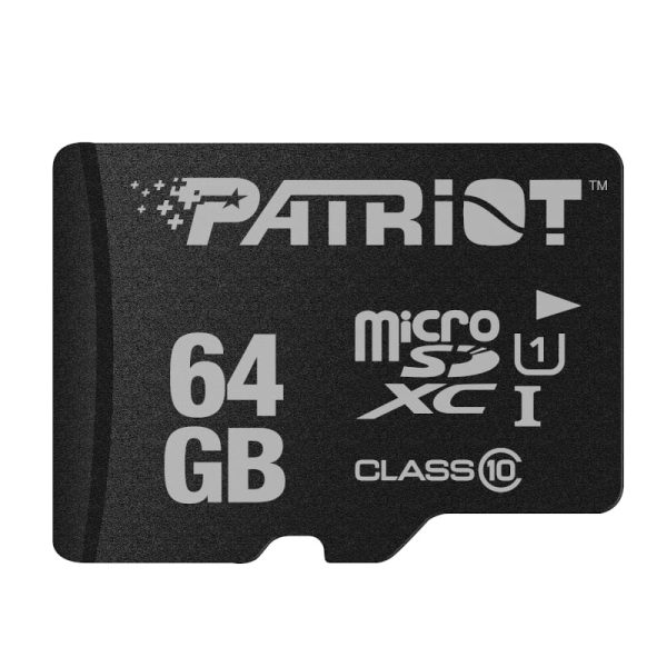 Patriot LX CL10 64GB Micro SDHC Card