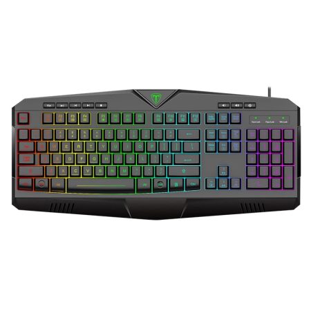 T-Dagger Submarine RGB Colour Lighting|104-107 Key|150cm
Cable|19 Non-Conflict Keys Gaming Keyboard - Black