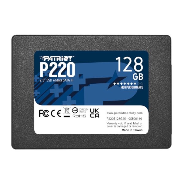 Patriot P220 128GB 2.5" SSD