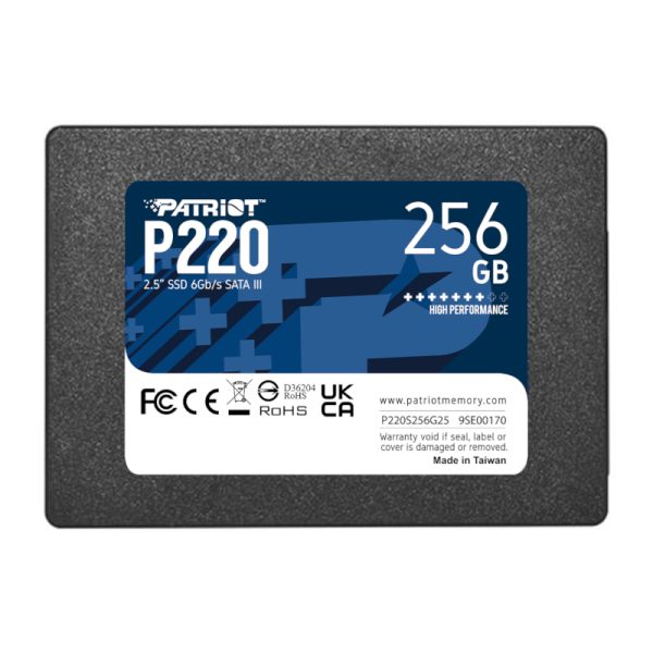 Patriot P220 256GB 2.5" SSD