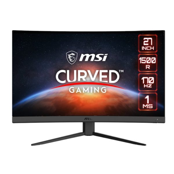 MSI Optix G27CQ4 E2 Curved Gaming Monitor 170Hz VA Anti Glare Free Sync 27" 1500R-Black