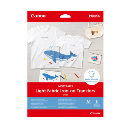 Canon LF-101 Light Fabric Iron-on Transfers, A4, 5 sheets
