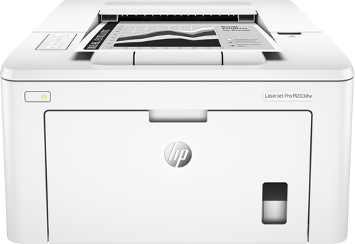 HP LaserJet Pro M203dw Printer, Black and white, Printer for Home and home office, Print, Two-sided printing