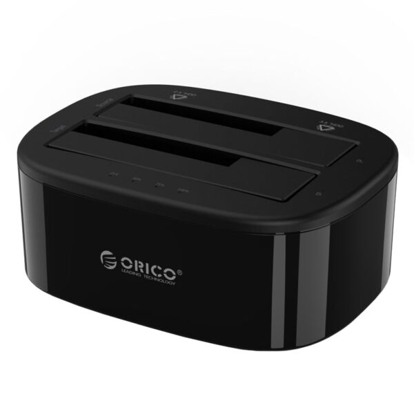 ORICO 2 Bay 2.5" / 3.5" USB3.0 HDD|SSD Standalone Clone Dock - Black
