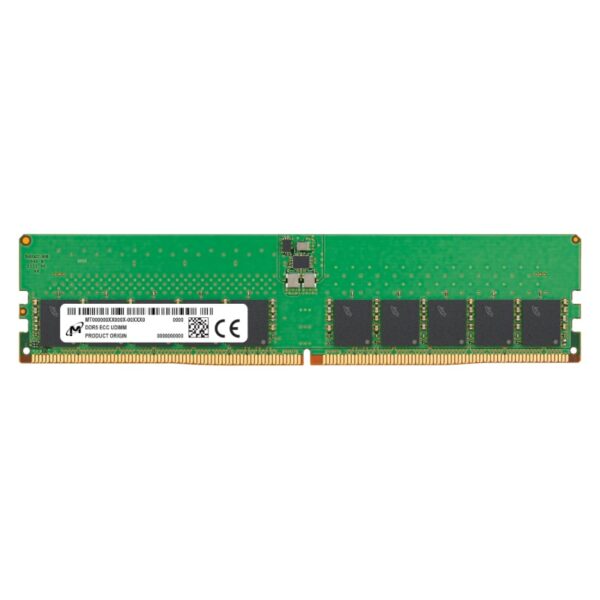 Micron MTC20C2085S1EC48BR 32GB 4800MHz DDR5 ECC UDIMM Memory